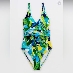 Aerie Wrap One Piece Swim